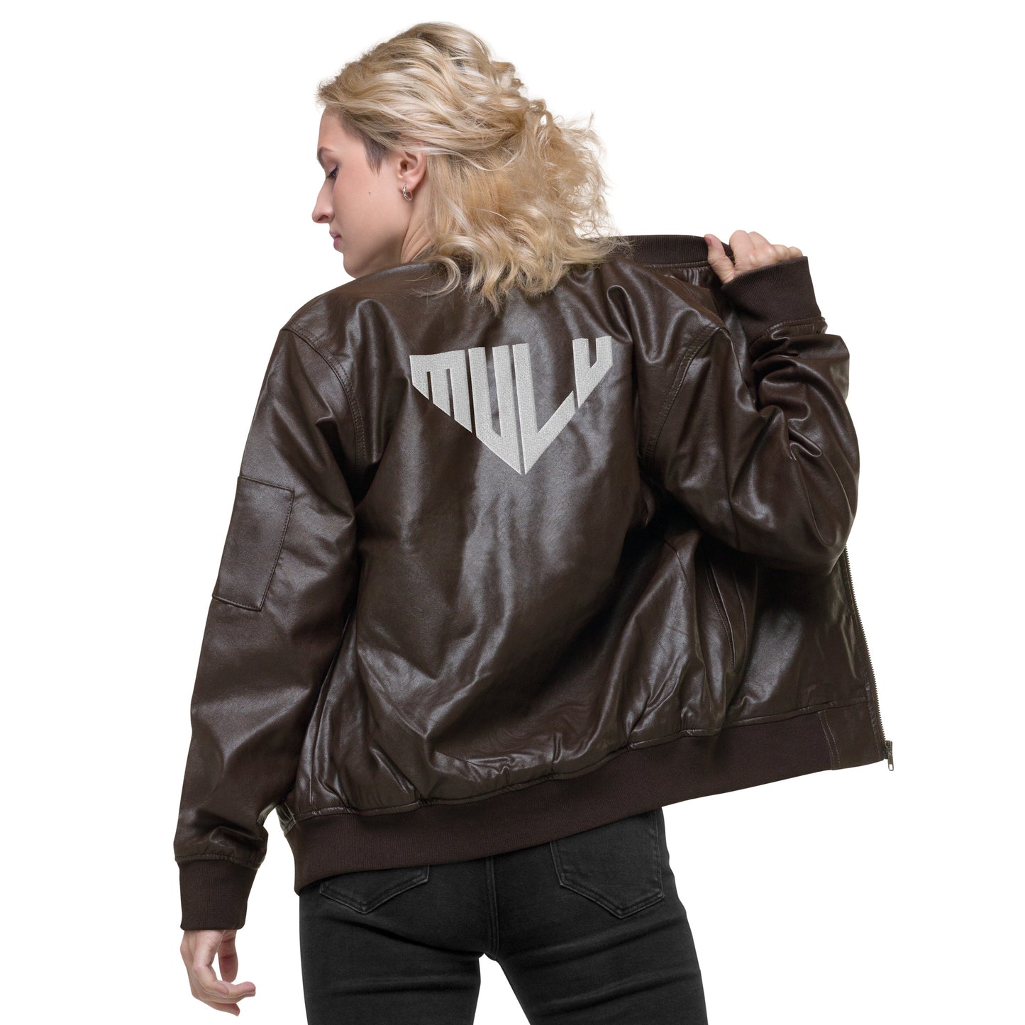 Mulu Leather Bomber Jacket