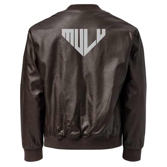 Mulu Leather Bomber Jacket