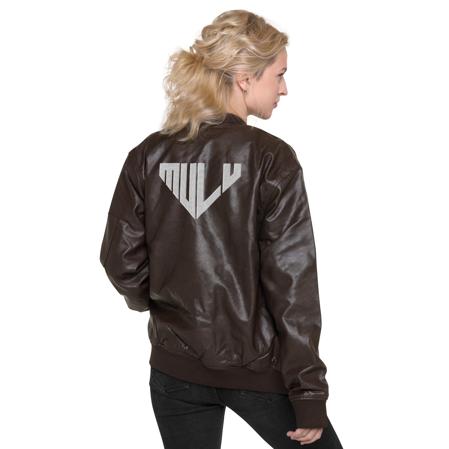 Mulu Leather Bomber Jacket