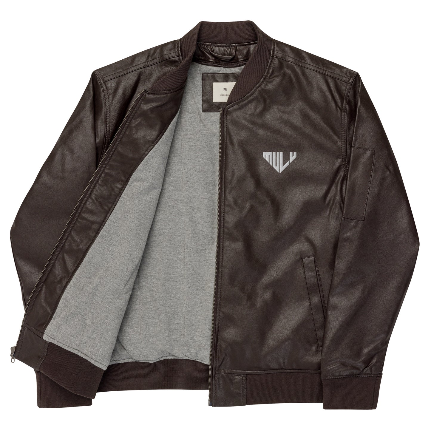 Mulu Leather Bomber Jacket