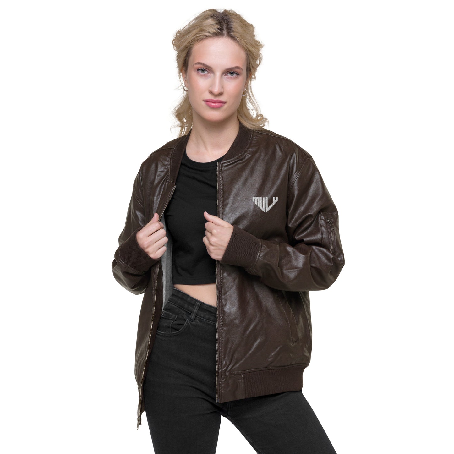 Mulu Leather Bomber Jacket