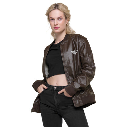 Mulu Leather Bomber Jacket