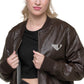 Mulu Leather Bomber Jacket